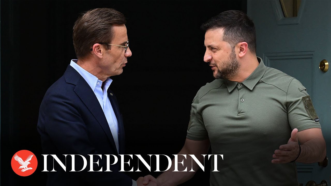 Live: President Zelensky holds press conference with Swedish prime minister