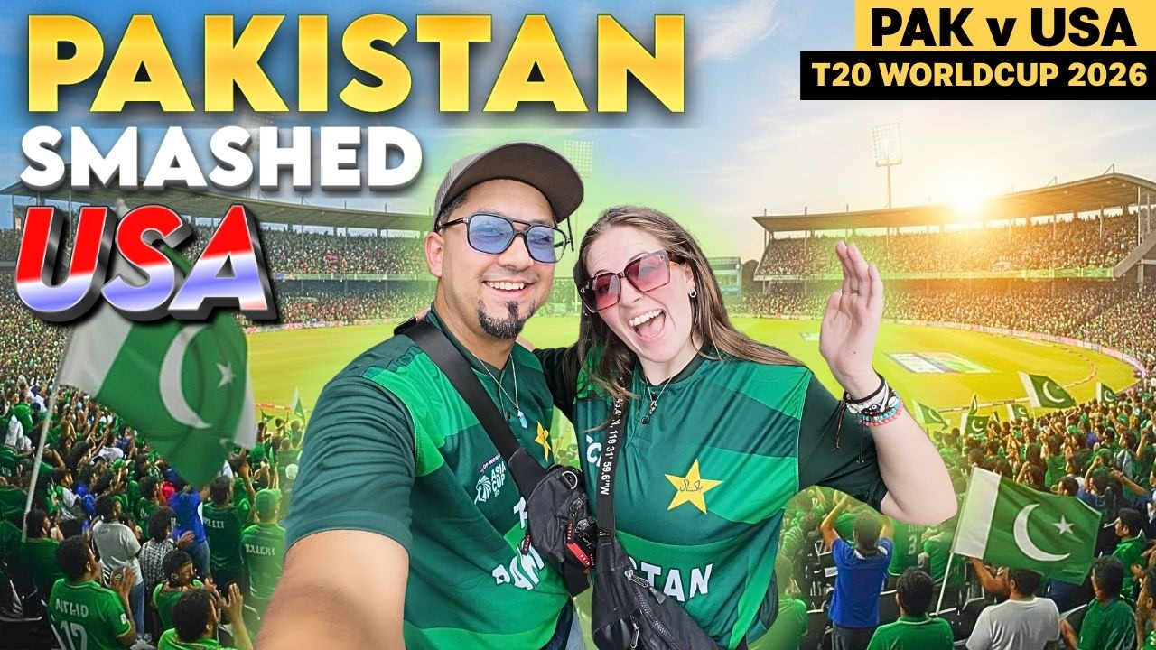 PAKISTAN vs USA was CRAZY 🇵🇰 T20 Cricket World Cup 2026