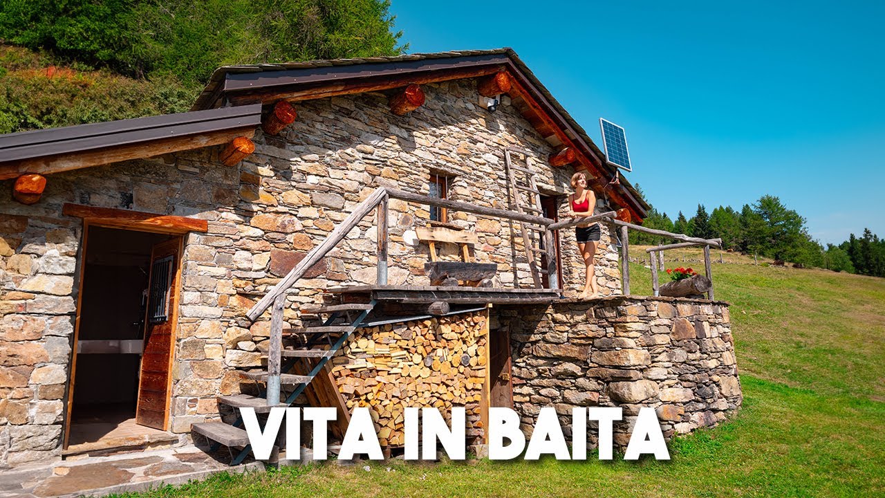Vita e lavoro in montagna in una baita isolata | Vita rurale a 1800 m