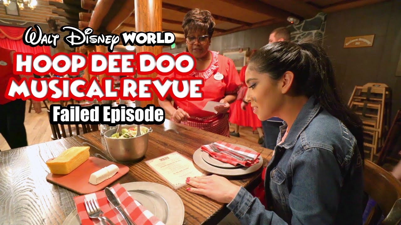 Hoop-De-Doo Musical Revue Failed Wonderful World of Food Episode. Walt Disney World Dining