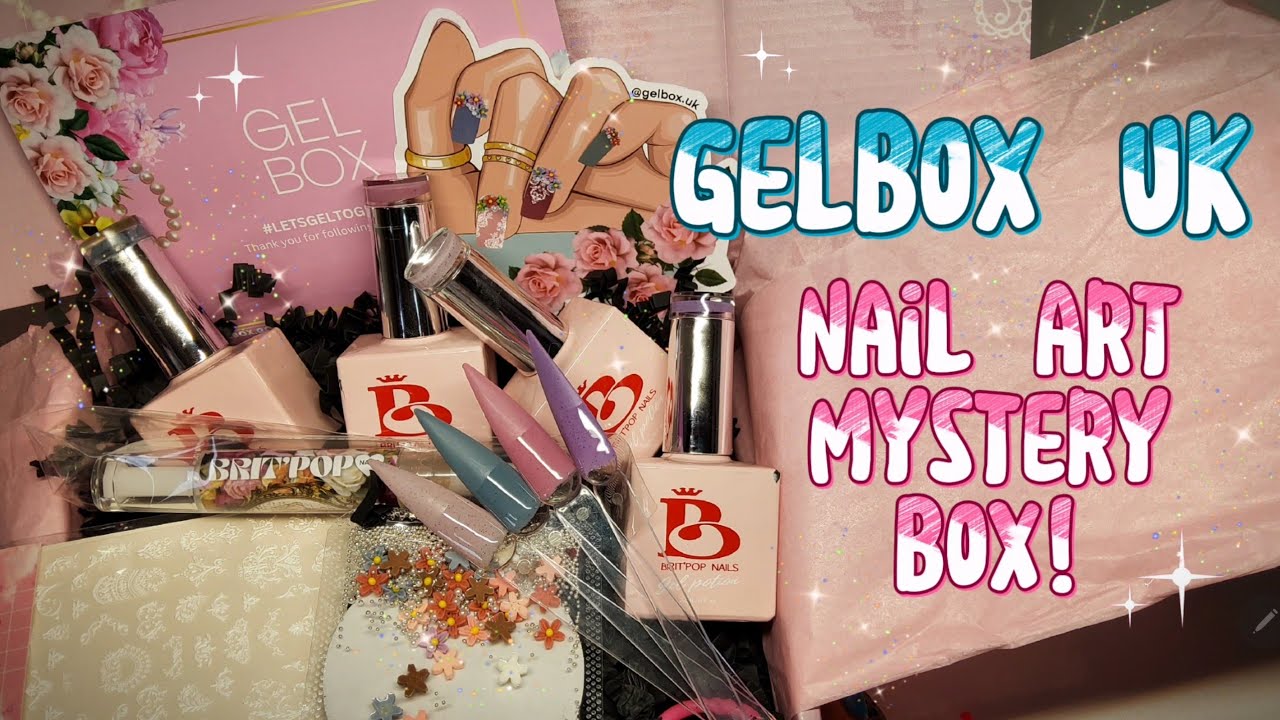 NAIL ART MYSTERY BOX | GELBOX UK APRIL SUB BOX
