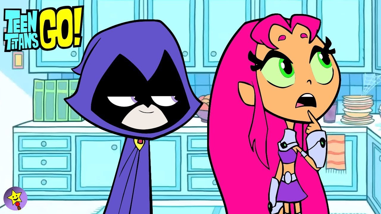 Teen Titans Go! Coloring Book Raven and Starfire Coloring Page Teen Titans Go