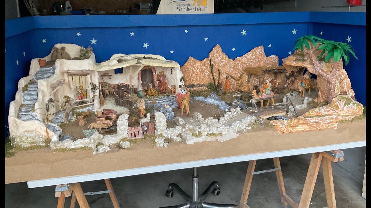 DIY Weihnachtskrippe bauen