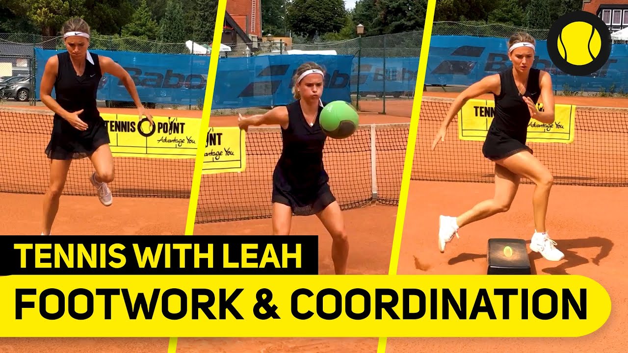 Footwork & Coordination | Tennis practice with Leah | Tennis-Point