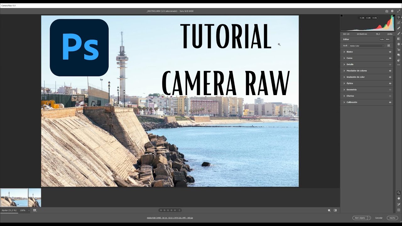 Edición de foto PASO a PASO 📸 TUTORIAL Camera Raw 📚 [PHOTOSHOP]