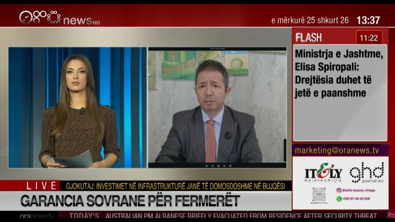 Gjokutaj: Garancia sovrane dështoi, vetëm 12% e fermerëve përfituan