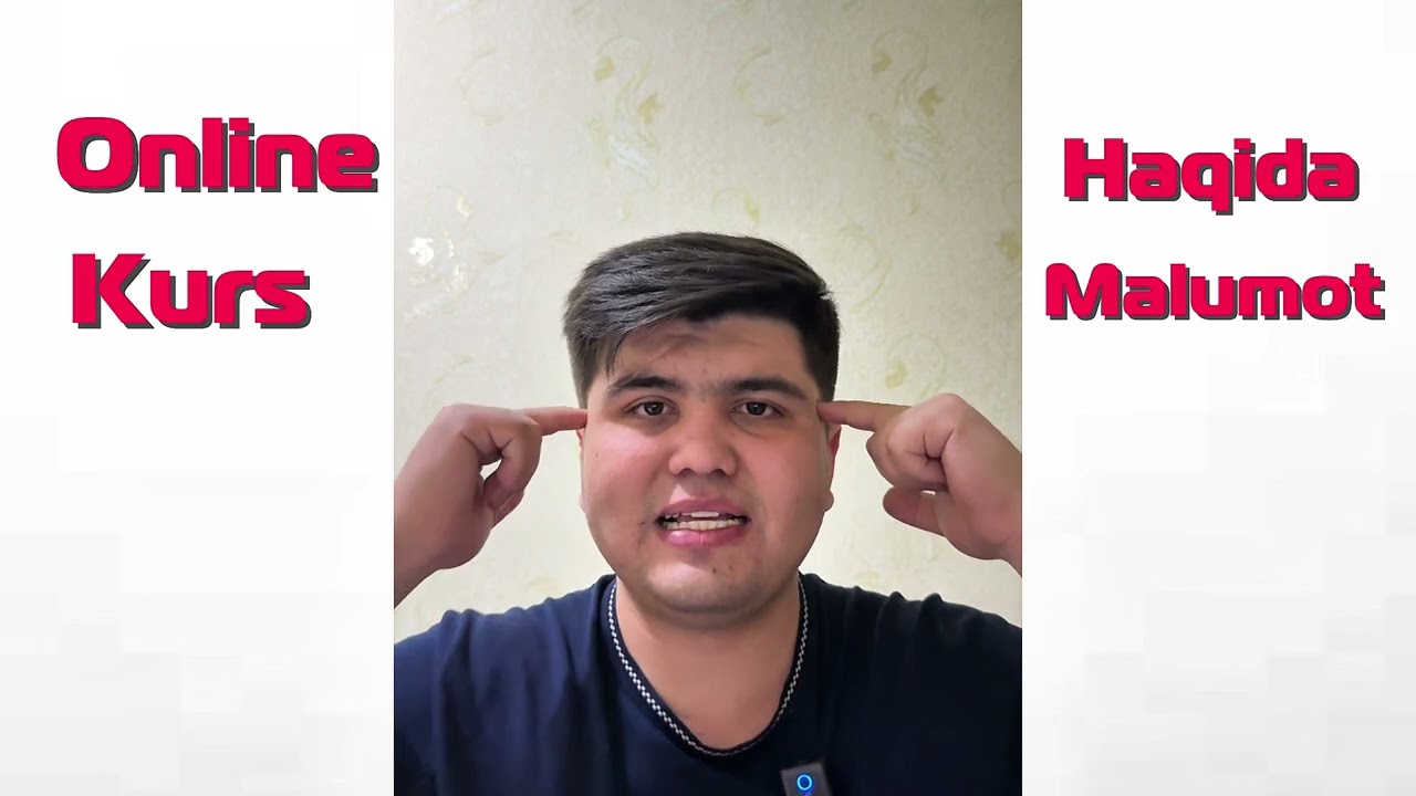 Online kurs haqida