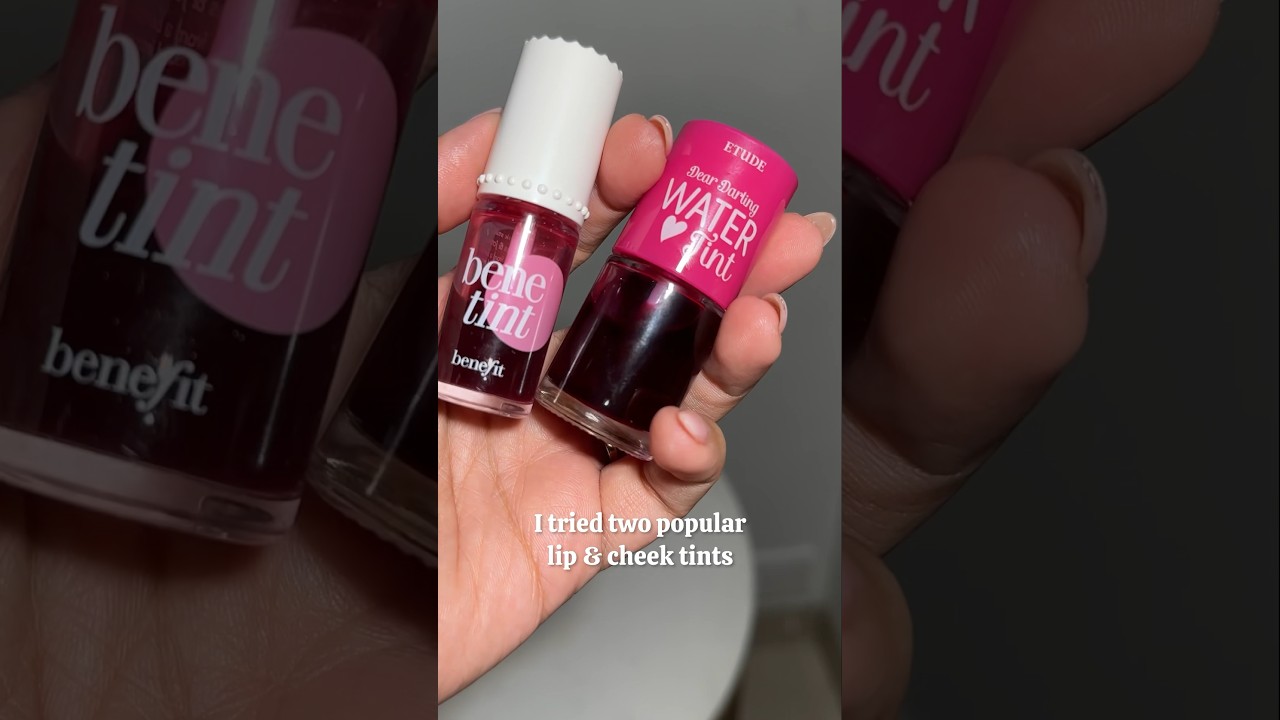 Benefit Benetint против Etude House Water Gel Tint #benetint #benefit #etudehouse