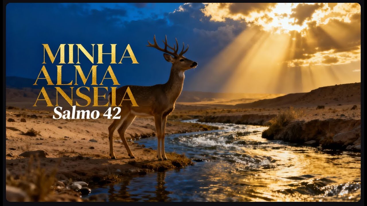 🎵 MINHA ALMA ANSEIA  -(SALMO 42)