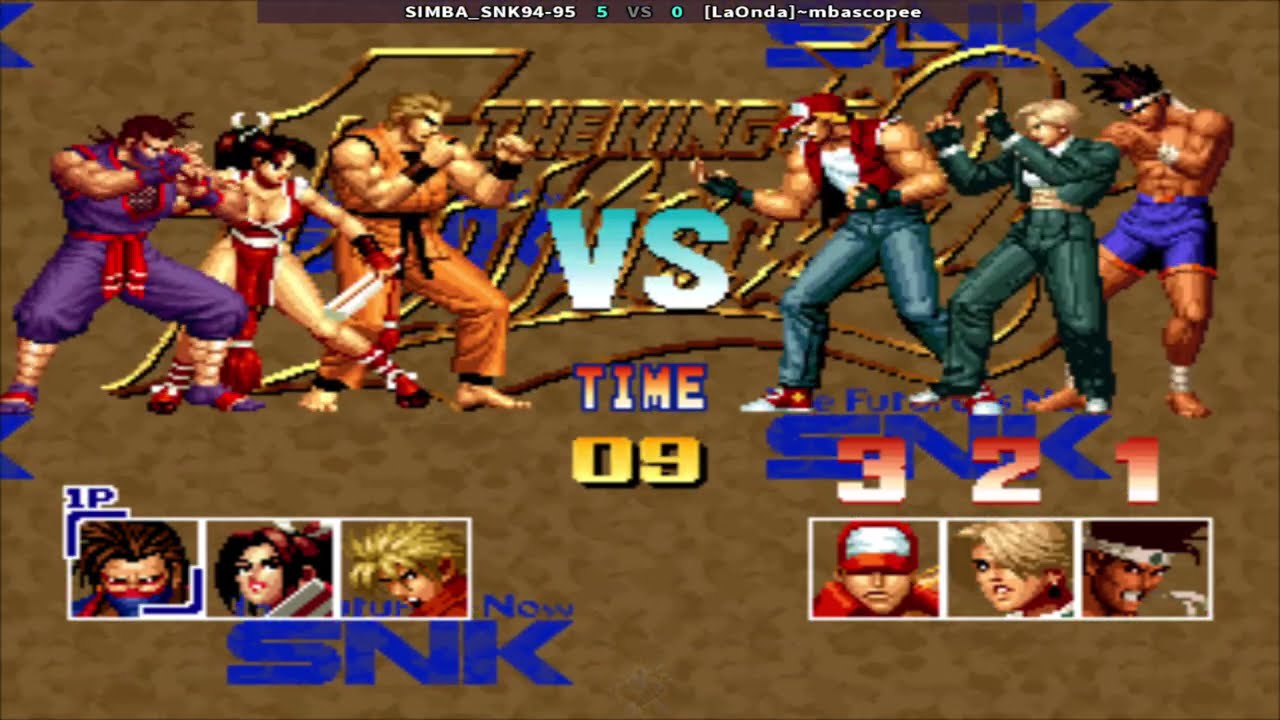 The King of Fighters '95 SIMBA_SNK94-95 (PE) Vs [LaOnda]~mbascopee (BO) || Play Date 25 Jan 26