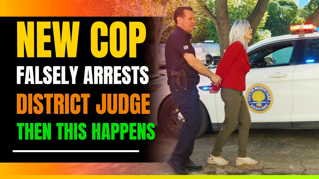 New Cop Arrests Falsely Arrests District Judge. Then This Happens.