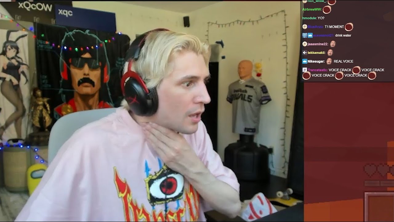 xQc раскрывает свой настоящий голос