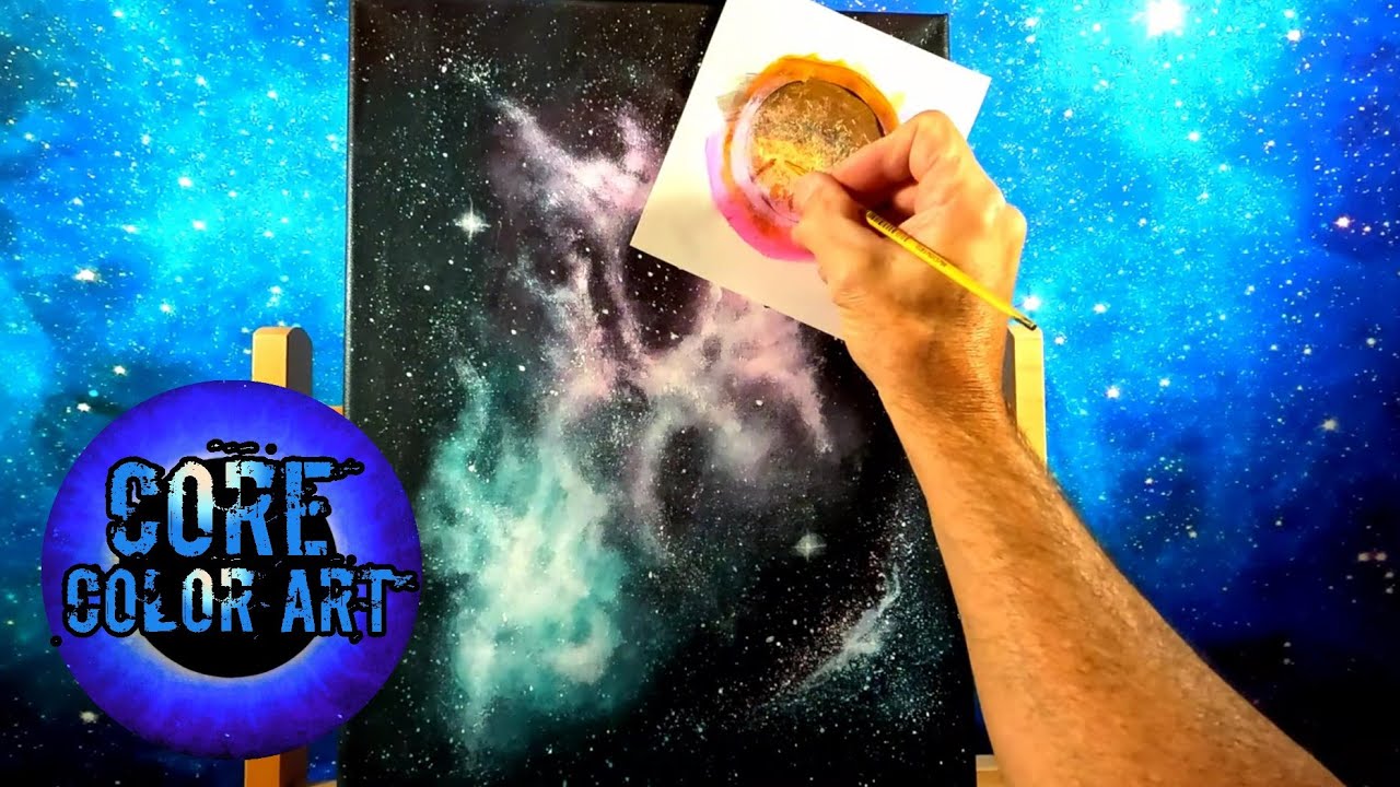Easy Way to paint a planet  Acrylic Painting Tutorial step-by-step