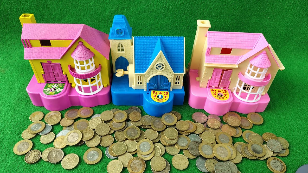 Puppy House 🏠 Piggy Bank  Live That Actually Works &ndash; So Cute !