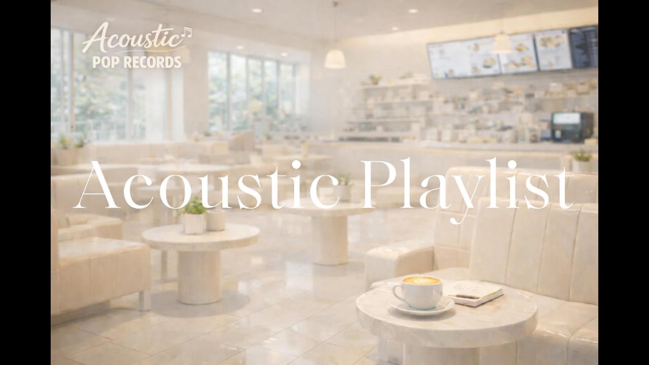 Acoustic Cafe Music for Study & Relax (1 Hour) | 공부·집중·휴식용 어쿠스틱 카페 음악