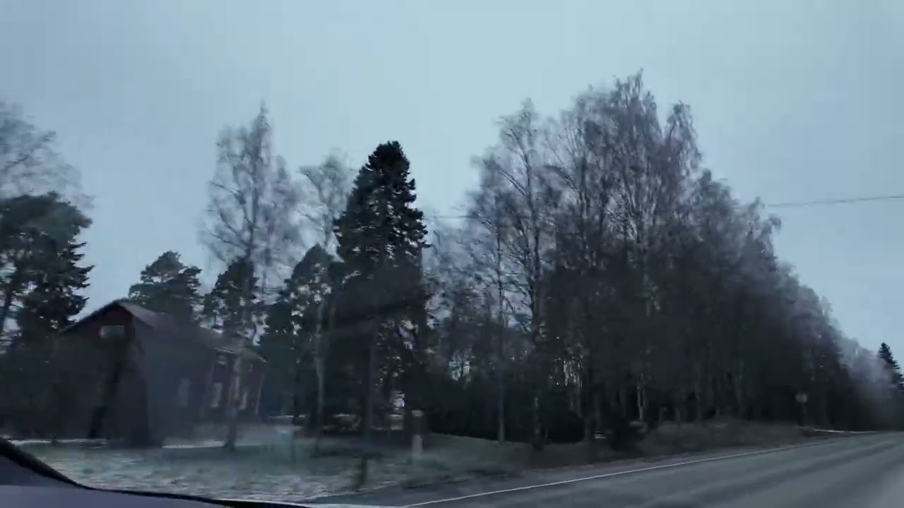 MALAX  TO VASA AIRPORT  Frozen landscapes 