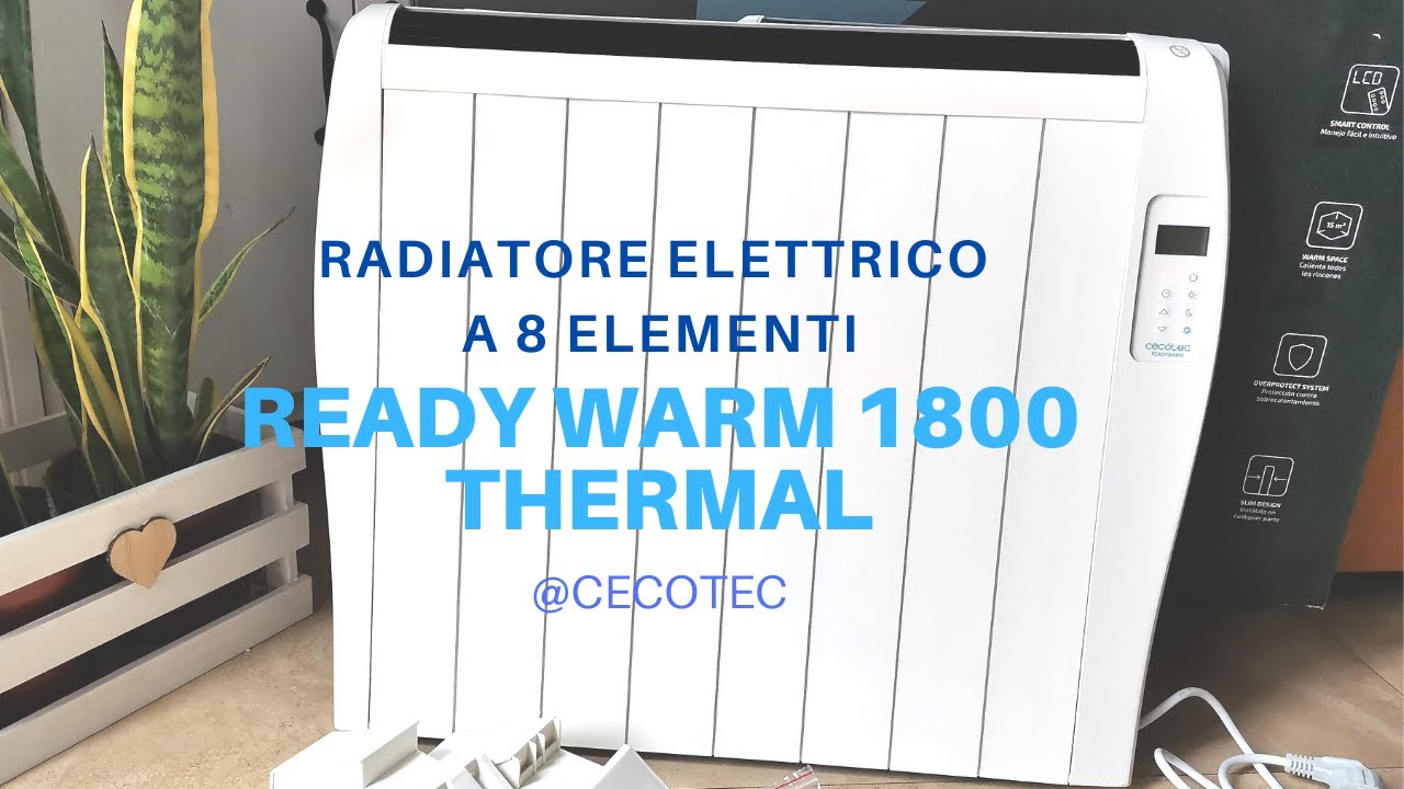 Ready Warm 1800 Thermal - radiatore elettrico a 8 elementi