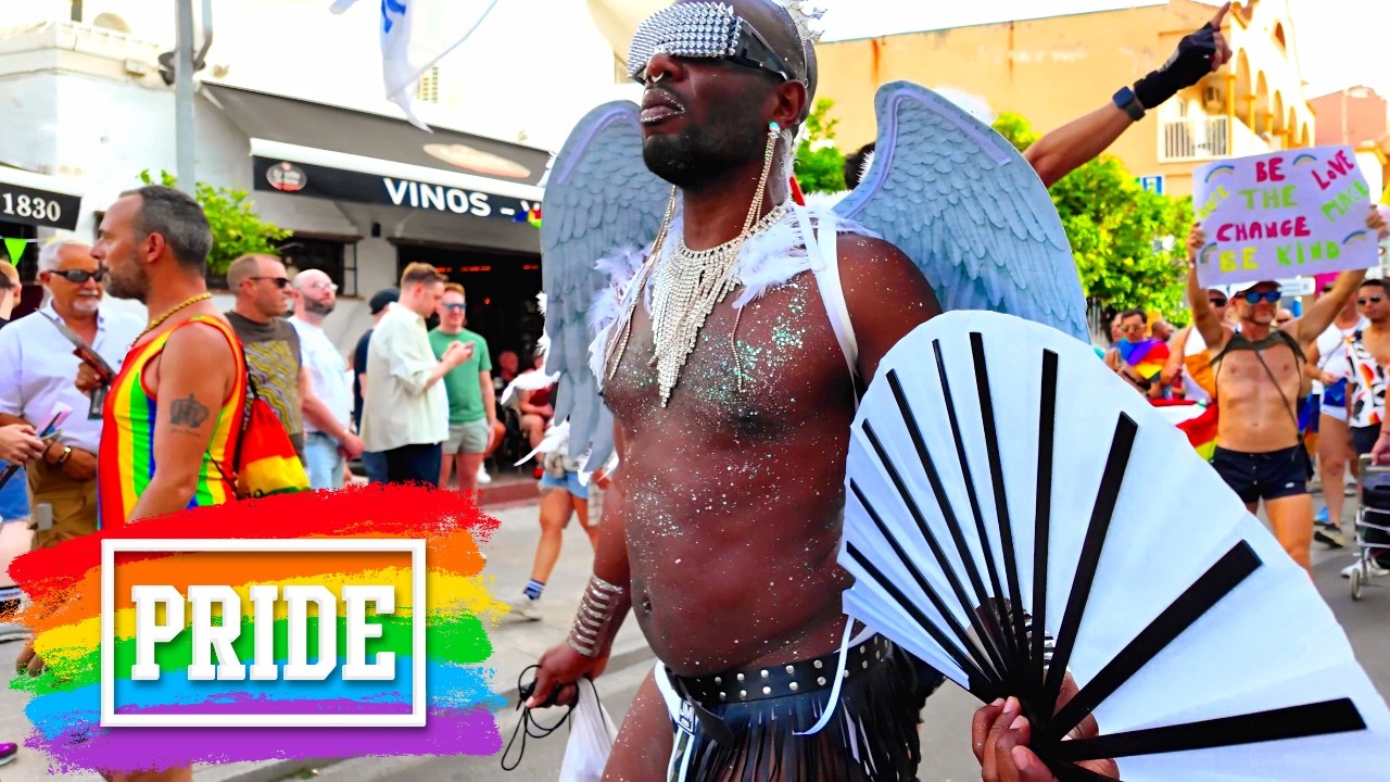 How Europe Celebrates Pride Parade 🌈 LGBTQ+ Gay Festival – Drum Vibes in Spain