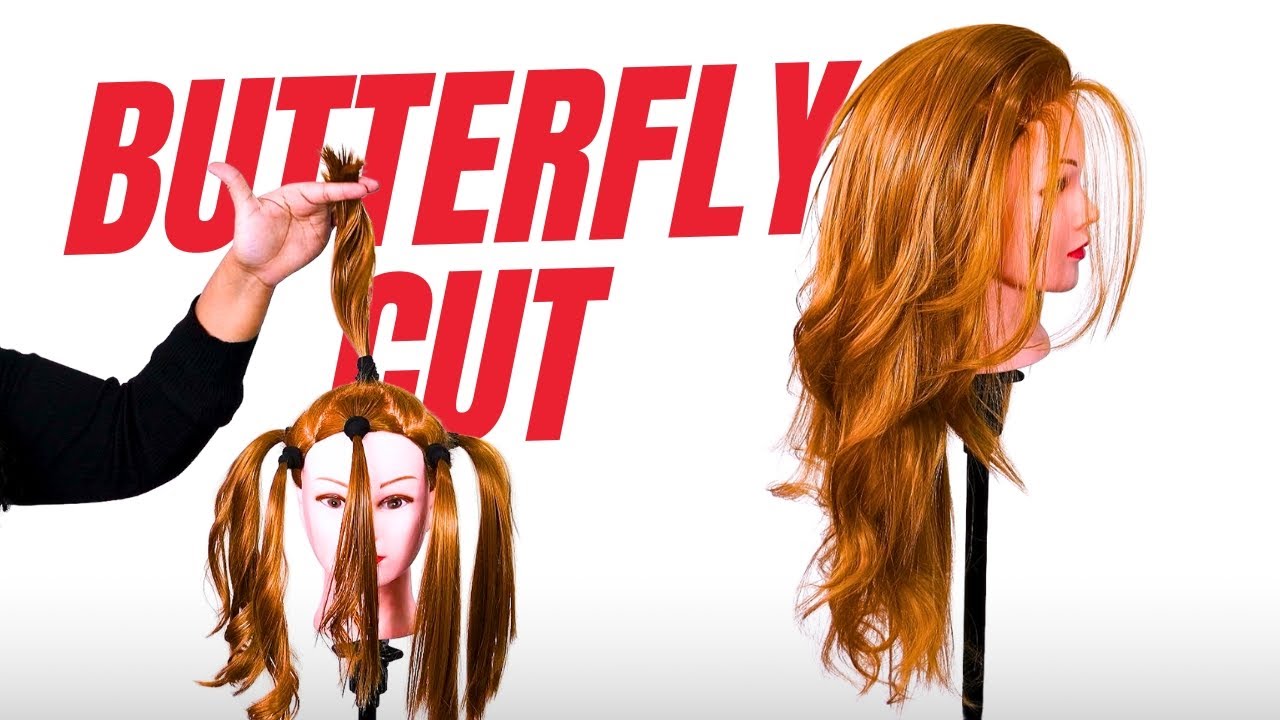 Corte Mariposa Paso a Paso. Butterfly Cut Step by Step. 🦋