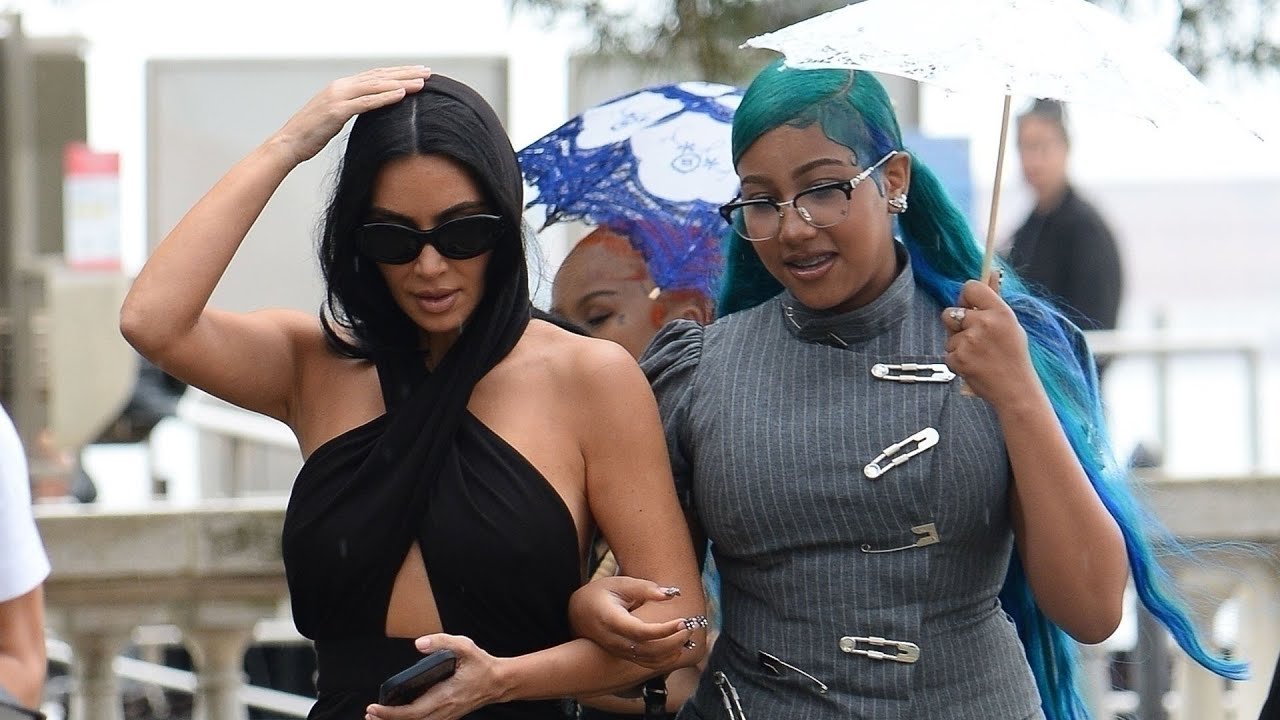 North West Rocks BOLD Cyber-Punk Style With Mom Kim Kardashian in Venice