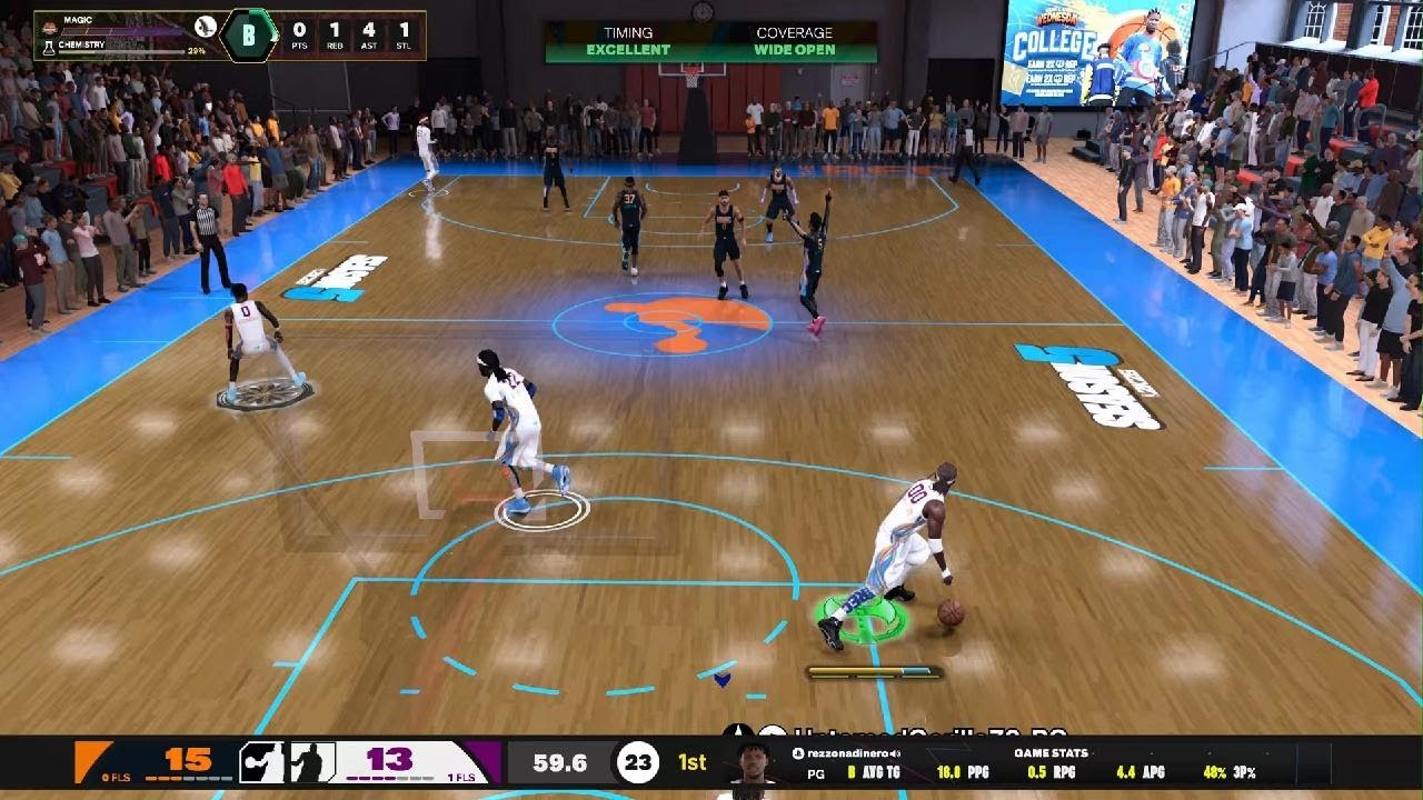 NBA 2K26: 2 PTS 4 REB 10 AST 5 STL