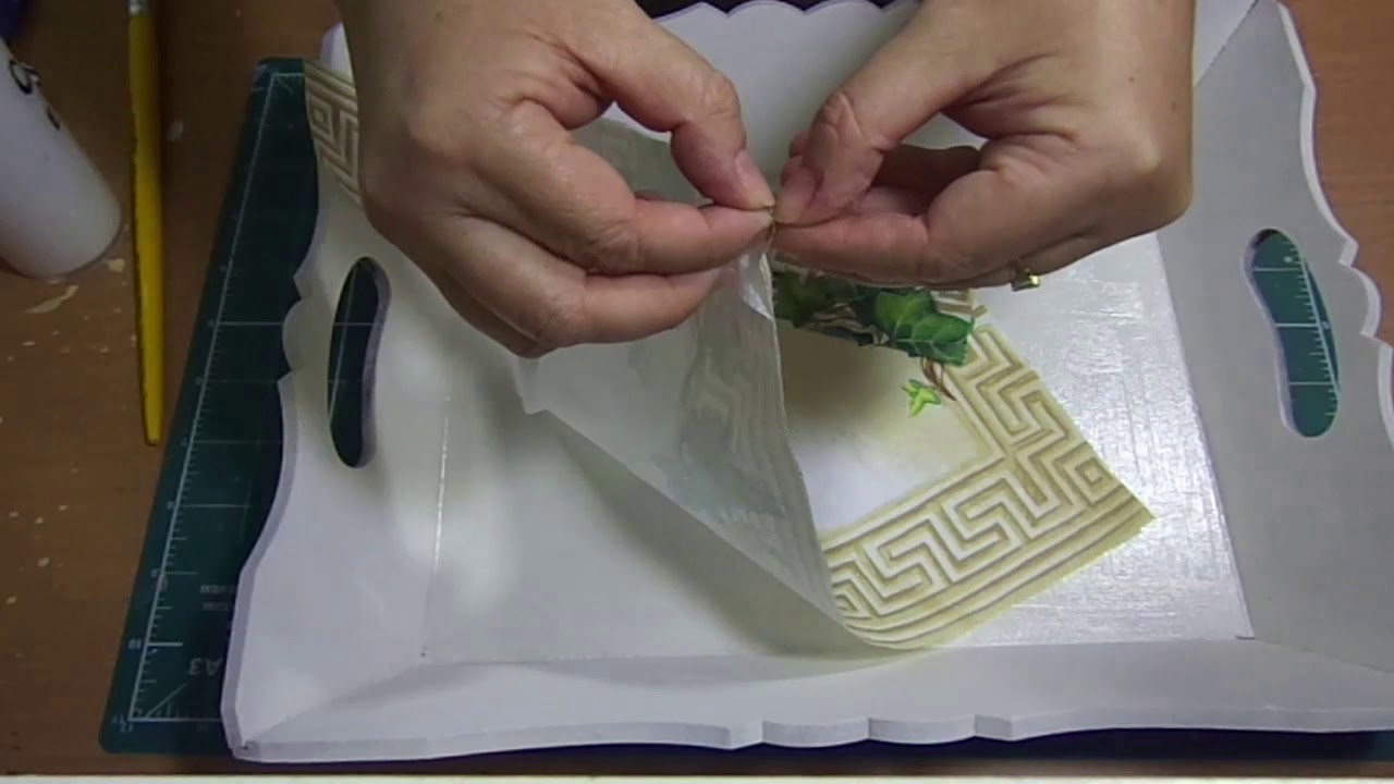 COMO COLAR GUARDANAPO COM FERRO DE PASSAR ROUPA
