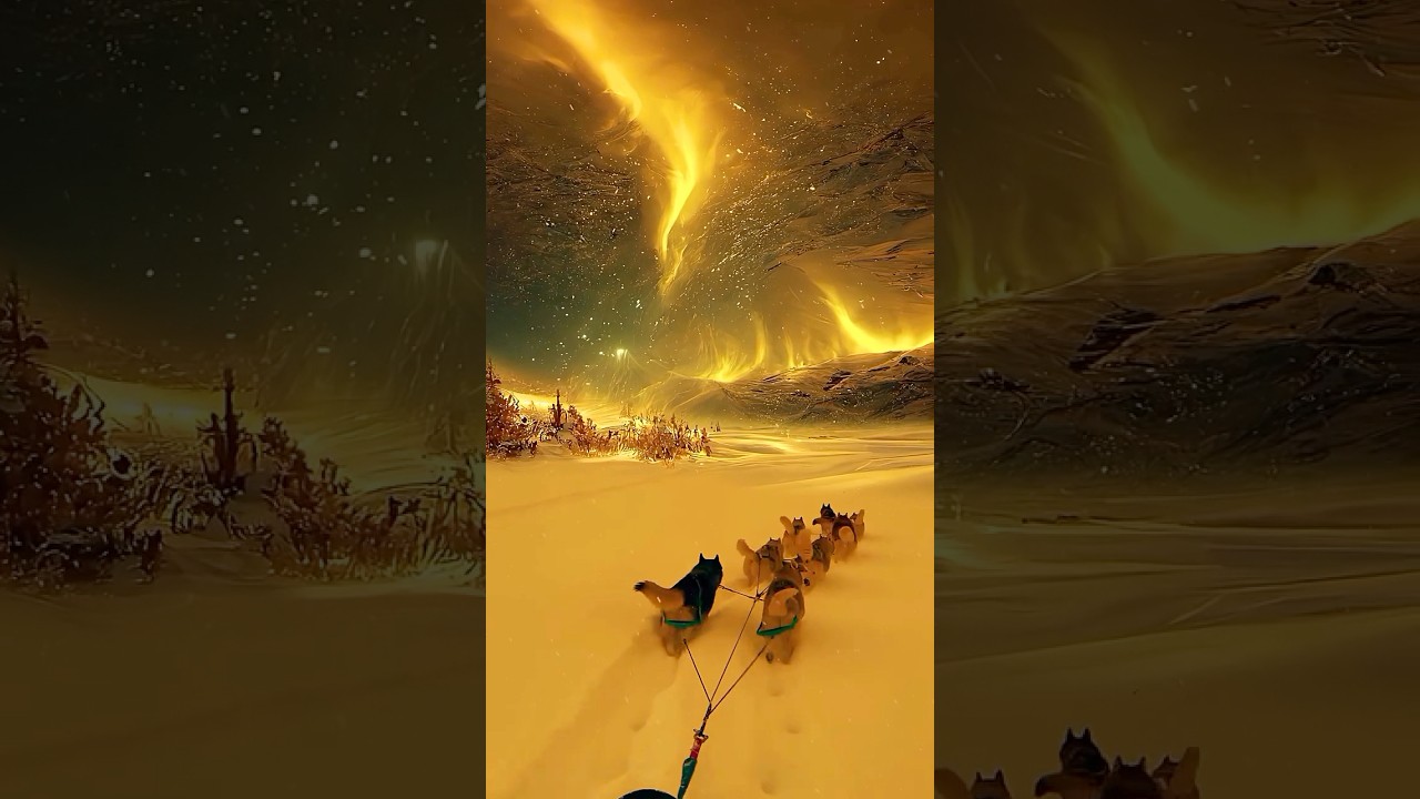 Qish Manzarasi Qutb yog&rsquo;dusi &hellip; Aurora boreals #aurora #winter #northernlights
