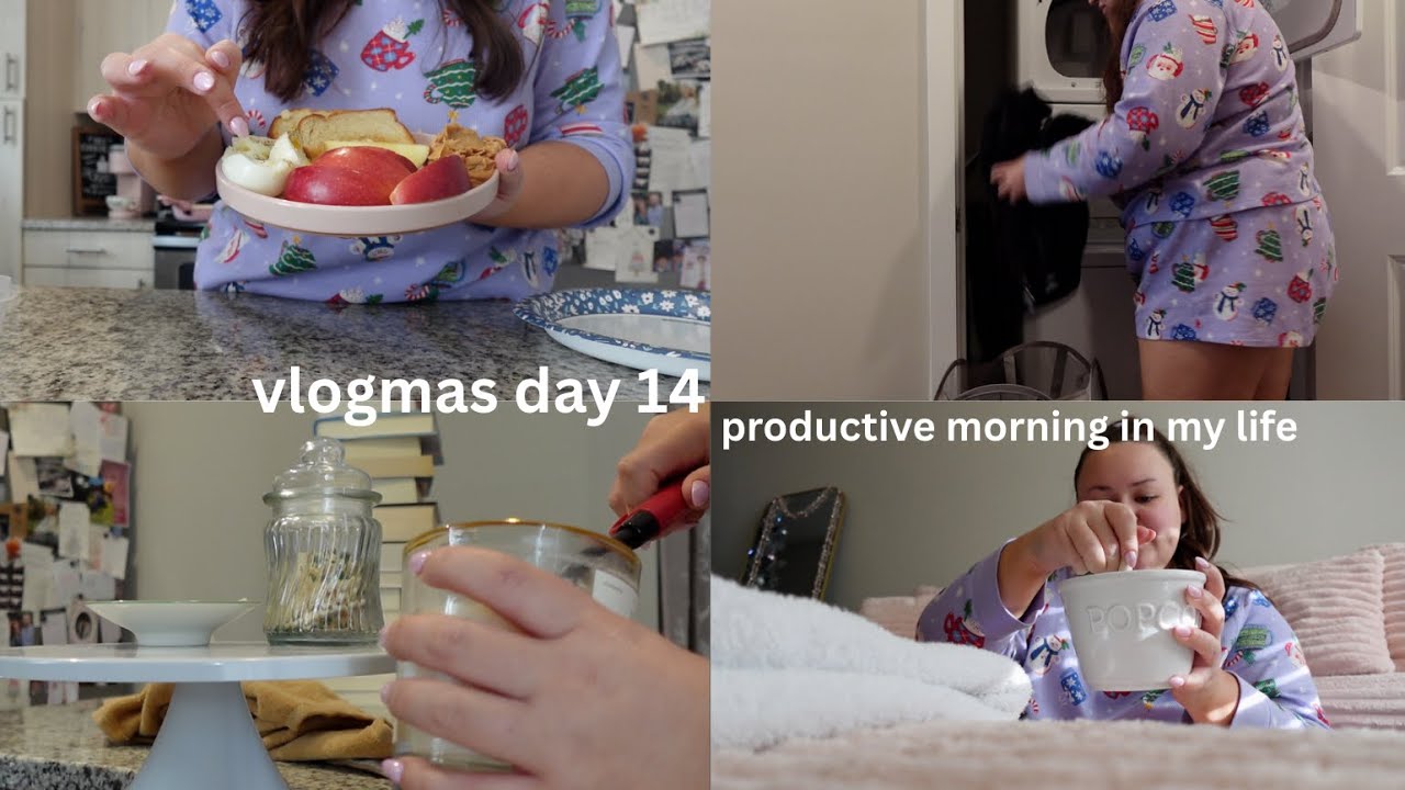 14-й день Vlogmas | Продуктивное утро в моей жизни