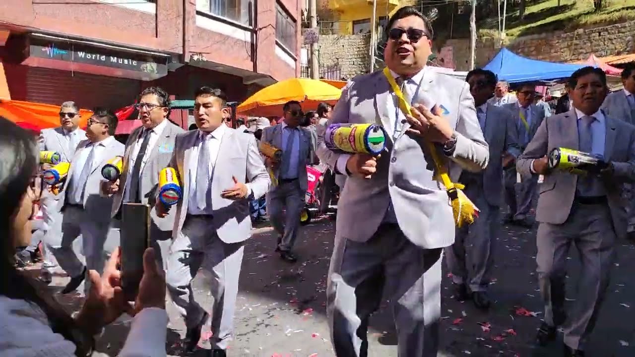 Banda Intergaláctica Poopo de Oruro 2025 (HD) - Gran Poder - Morenada Eloy Salmon Los Maquineros