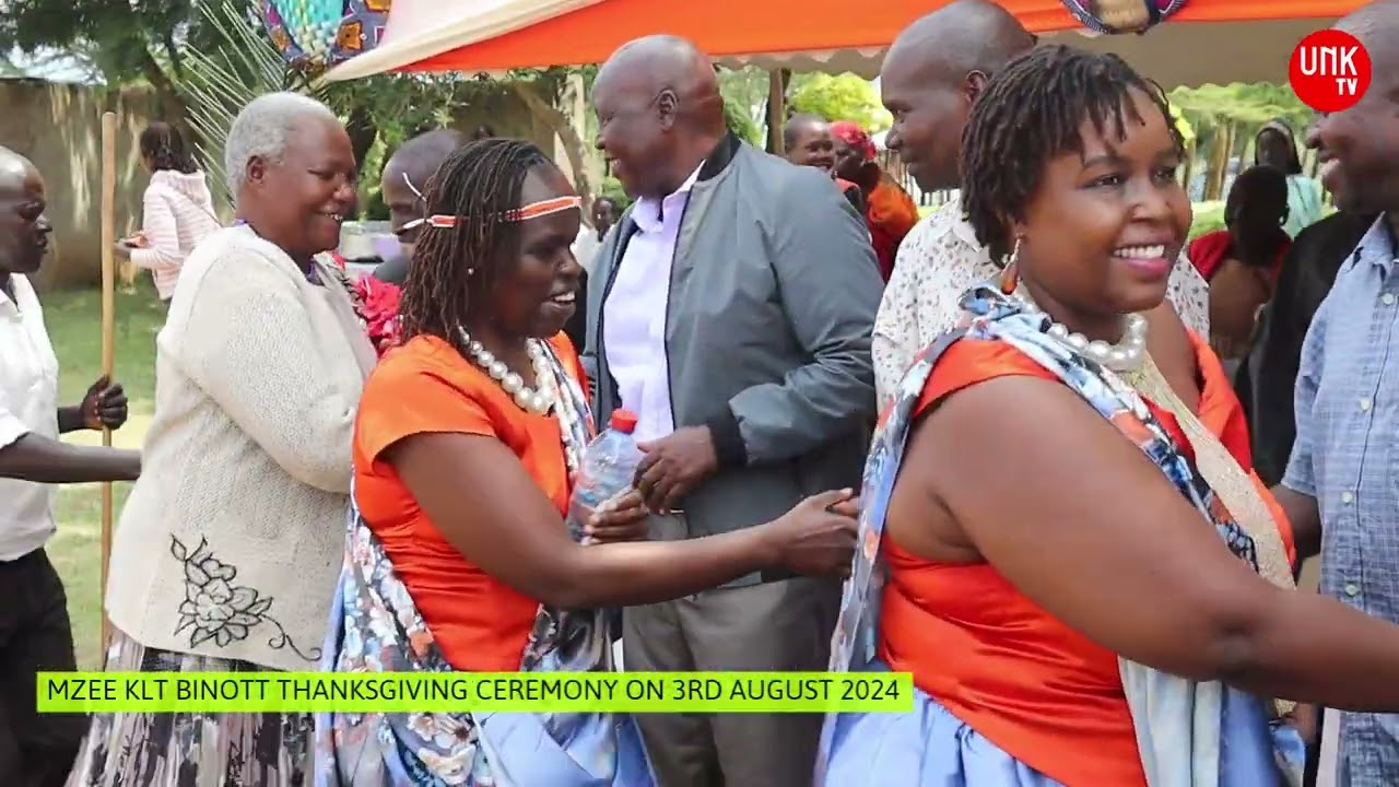 MZEE KLT BINOTT THANKSGIVING CEREMONY ON 3RD AUGUST 2024   Made with Clipchamp
