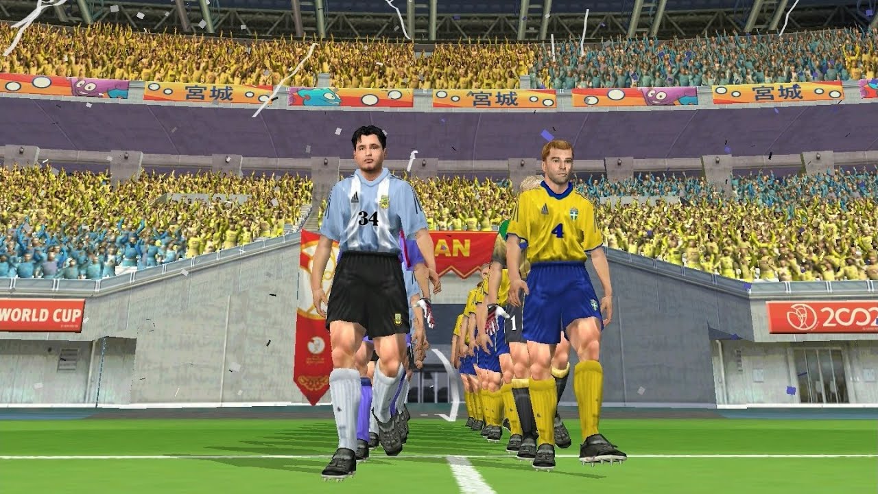 3. [PC] FIFA World Cup 2002 | Argentina 11 - 5 Sweden | World Class Difficulty (Third match)