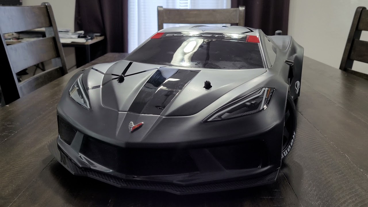 Corvette C8 body. Arrma Felony Body