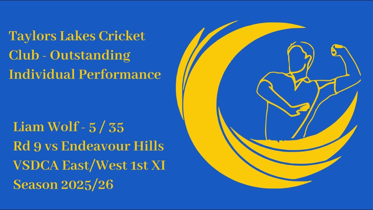 Liam Wolf 5-for VSDCA East West First XI round 9 vs Endeavour Hills