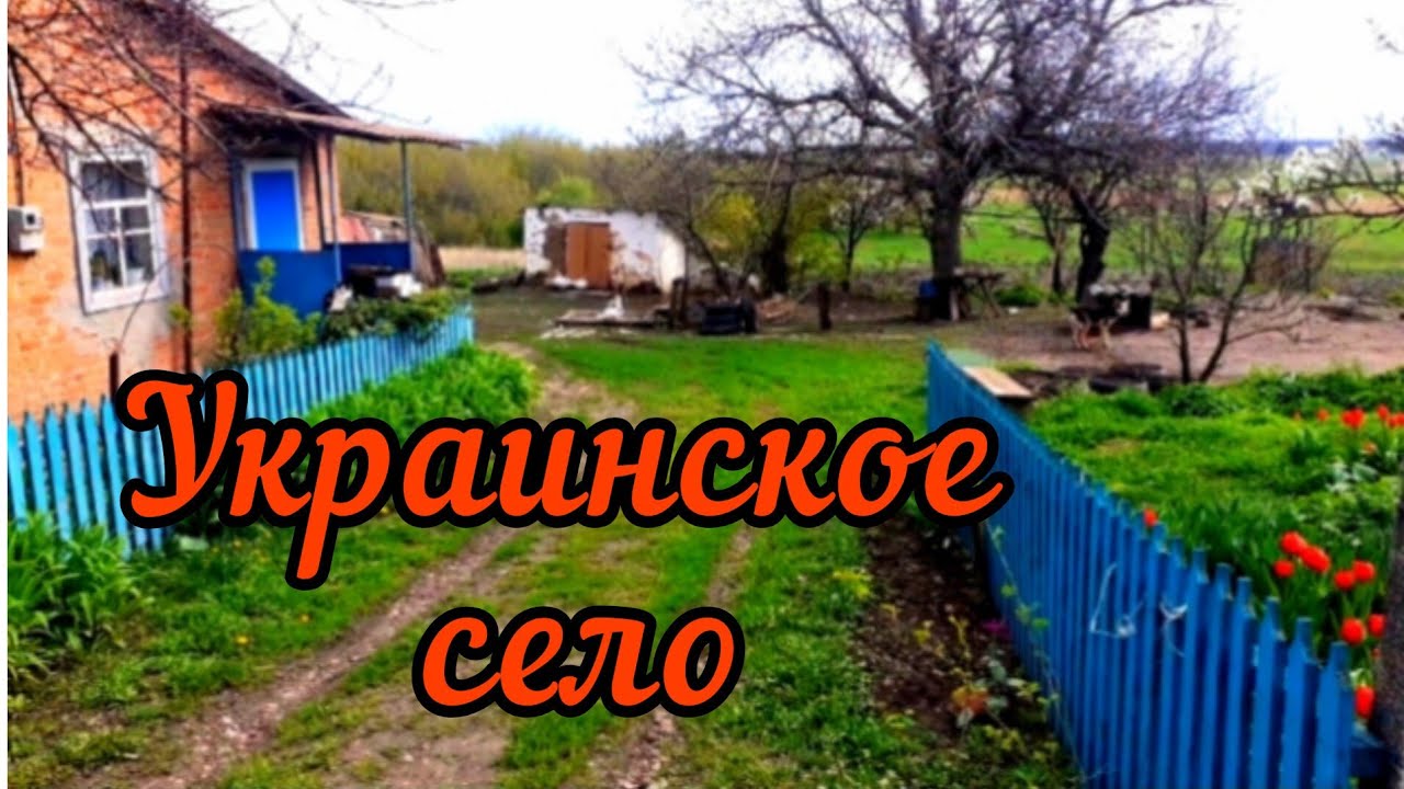 Харьковская область.Крик петухов.Лужи.Люди готовятся к посевной. 1.05.2023.