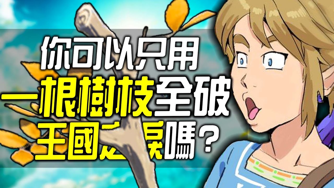 你可以只用一根樹枝全破《王國之淚》嗎?