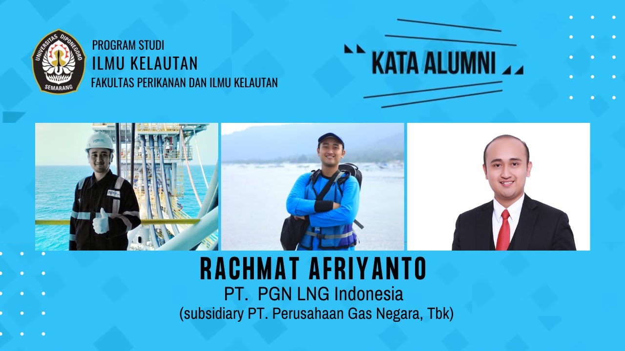 Rachmat Afriyanto: Pengalaman Luar Biasa Kuliah di Ilmu Kelautan FPIK Undip