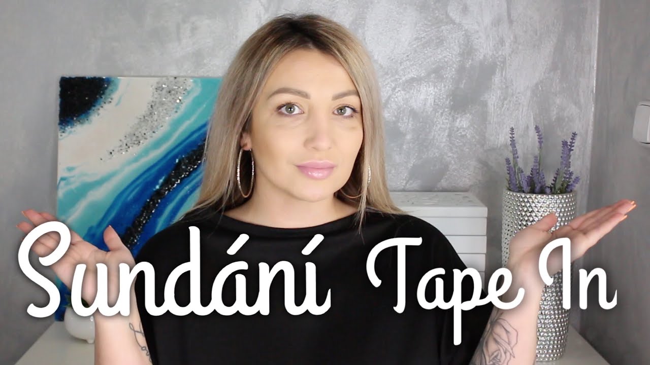 Sundávání TAPE IN pásek | Gold Hair
