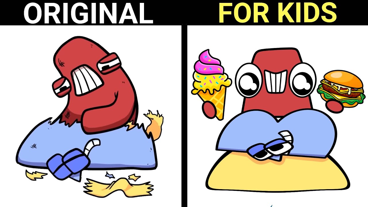 ICE CREAM or BURGER? | ALPHABET LORE x NUMBER LORE (ASMR)