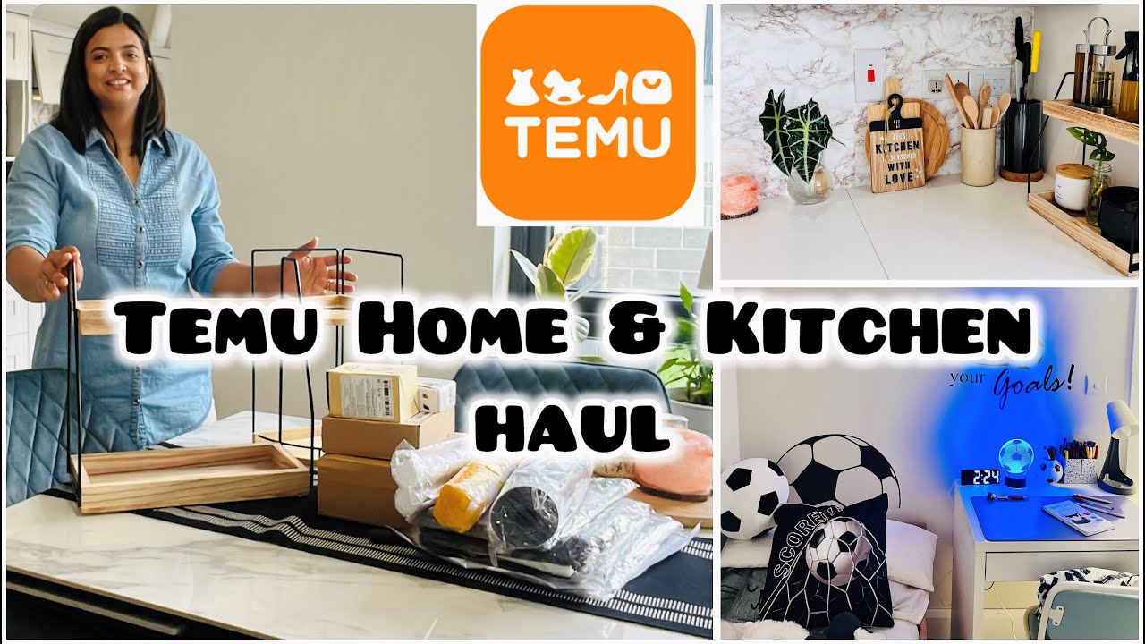 Temu Kitchen & Home Decor Items| Indian Kitchen Countertop Organization| Kids Room Decor Must Haves