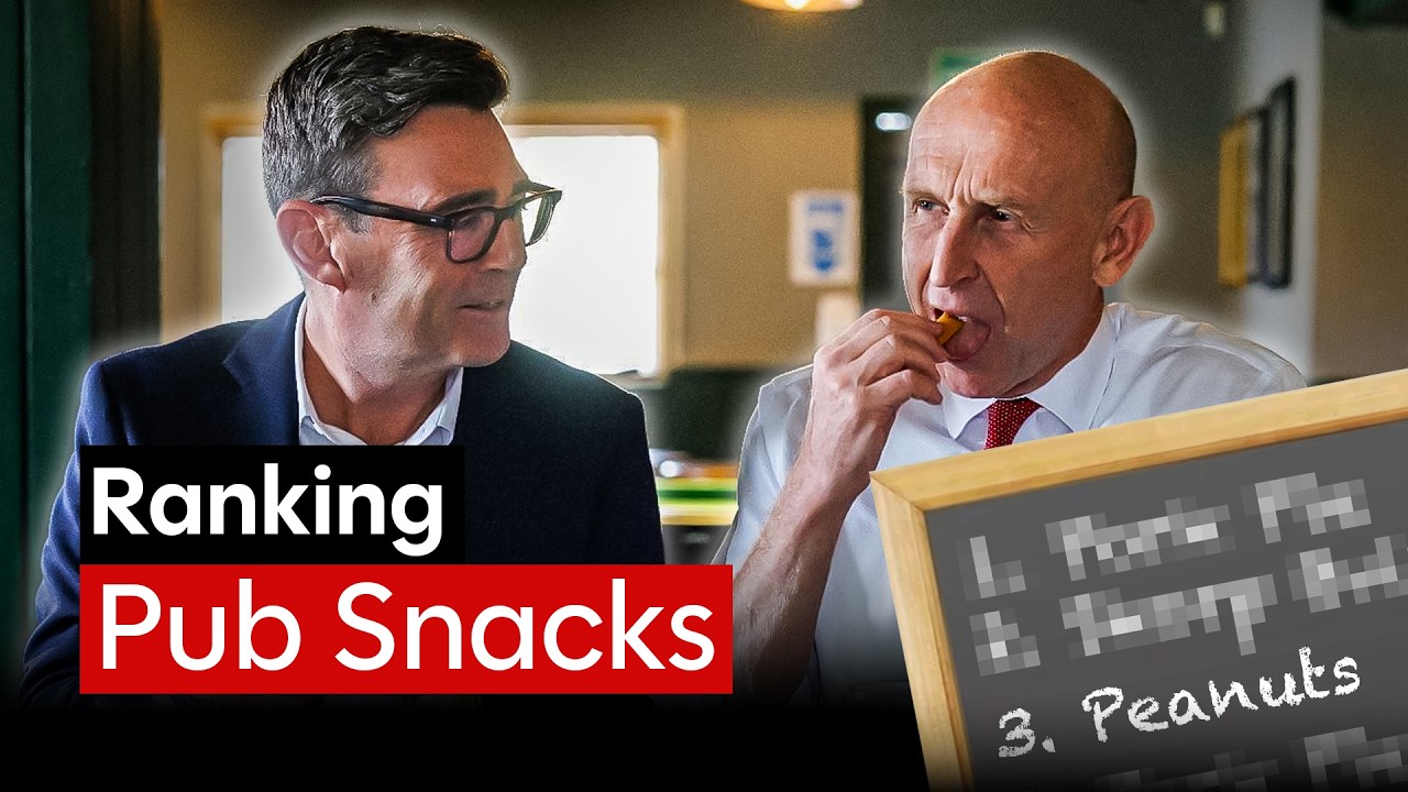 Prime Minister Andy Burnham Ranks Pub Snacks Ft. Chancellor John Healey