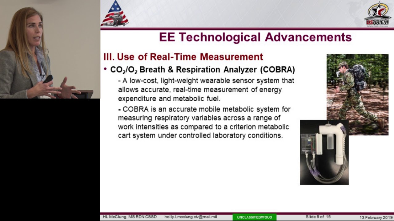 ILSI NA 2019:Energy Expenditure and Dietary Intake Assessment in the Military (Holly McClung)