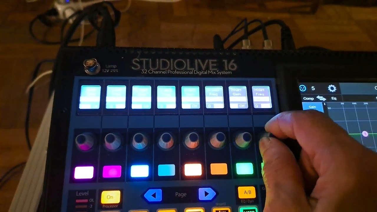 Ecualizador parametrico Presonus StudioLive III. Como usarlo.