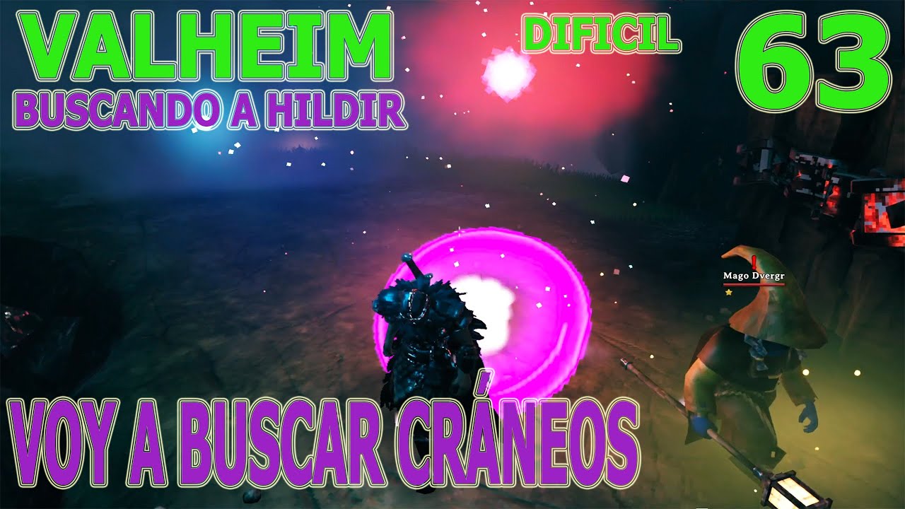 VALHEIM EN DIFICIL. BUSCANDO A HILDIR. 63. A BUSCAR CRANEOS.