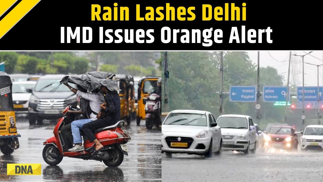 Delhi News: City Witnesses Rainy Spell as Temperature Drops Over 5&deg;C, IMD Issues Yellow Alert
