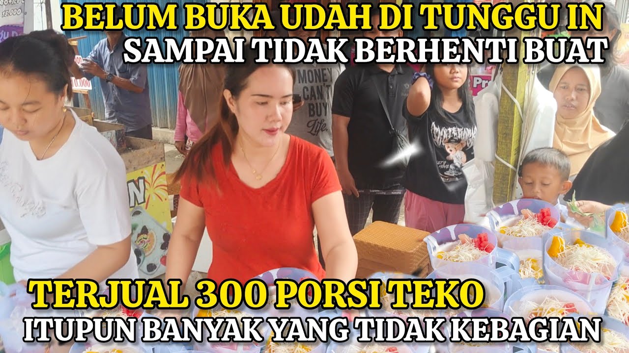 Berkah minuman viral omset sampai 6 juta !! Es teller teko harga 20 ribu 