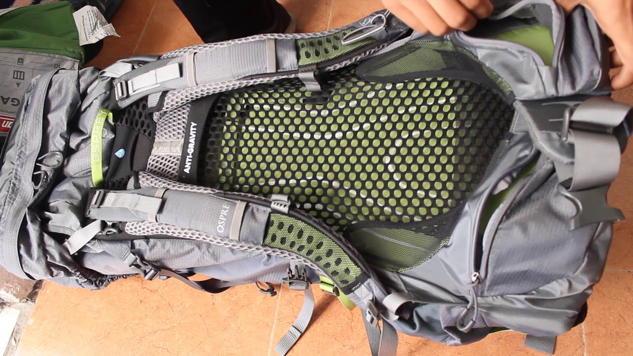 primeras impresiones OSPREY ATMOS 65L Anti Gravity