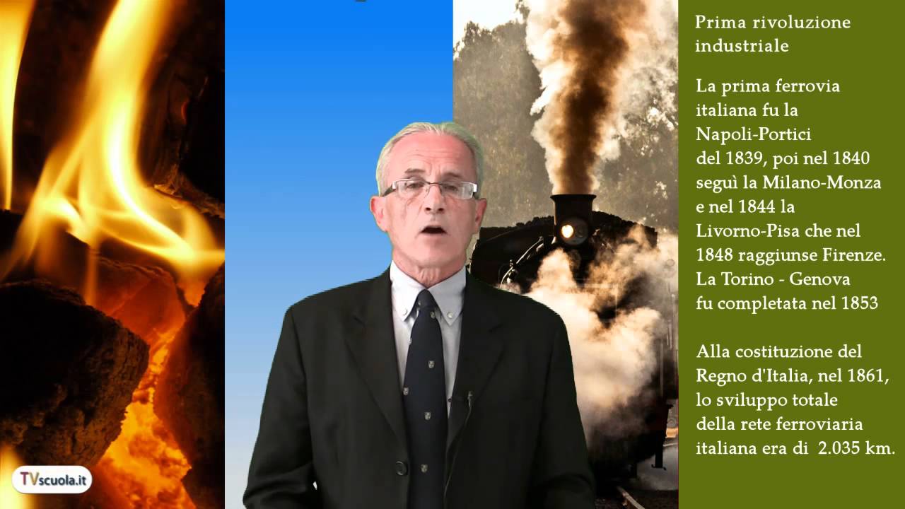 Economia 2_3  Prima rivoluzione industriale, il carbone. Breve storia dell'economia. TV scuola