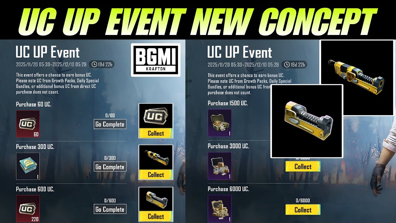 🔥 New UC UP Event Concept | BGMI Uc Up Free Material | Bgmi Free Uc | Uc Bonus Rebate Trick?