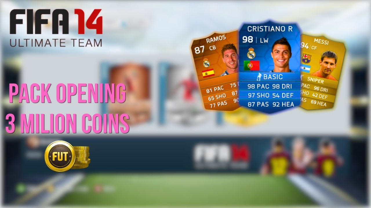 FIFA 14 Ultimate Team - 3 Million Coins Pack Opening in 2026