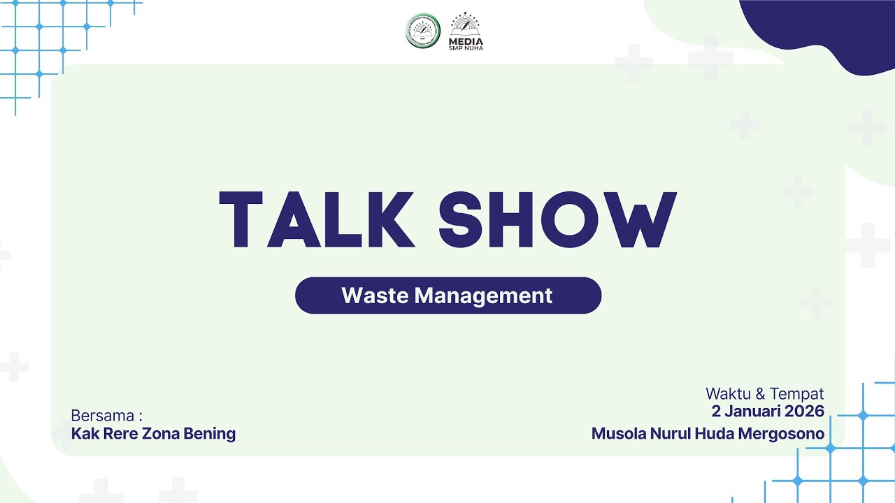 {Live} Talkshow bertema Waste Management bersama: Kak Rere Zona Bening